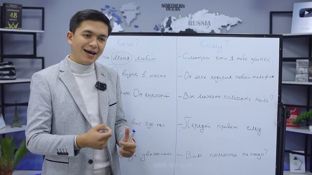 Rus tilini 0 dan o'rganish 1-dars | Кто? Кого? Кому?