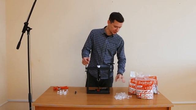 СВП Пластик Руси. Как работает система выравнивания плитки Profi mini.