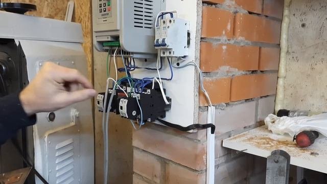 Подключение двух станков к одному частотнику mp4