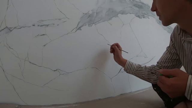 Красивые мраморные стены из венецианской штукатурки (2020)