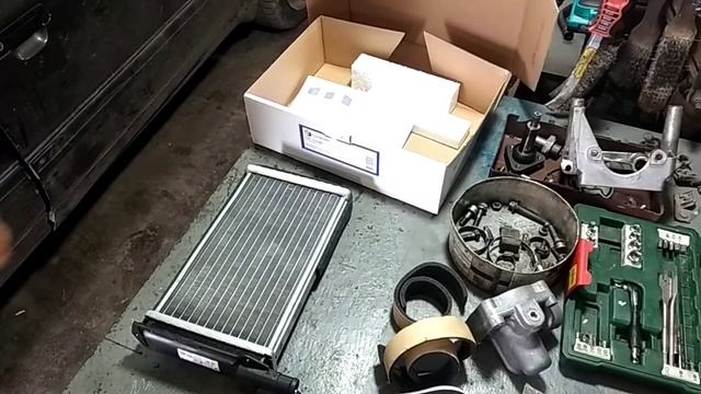 ВАЗ-21099 замена радиатора печки