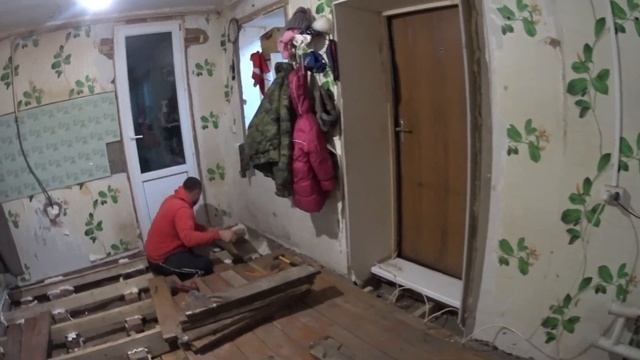 Утепление полов ПЕНОПЛЕКСОМ и OSB//Укрываю розы//ЖИЗНЬ  В ДЕРЕВНЕ