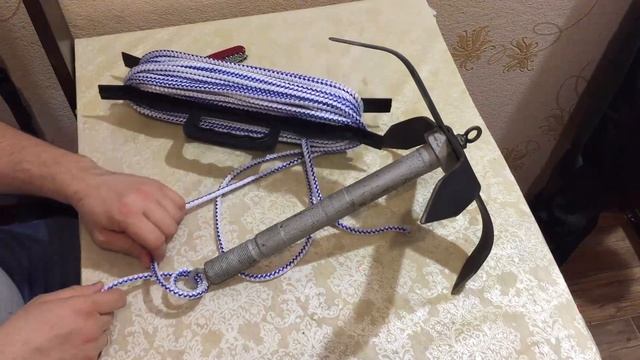Как правильно привязать якорь, чтоб легко отцеплять его от коряг.Секрет как отцеплять якорь