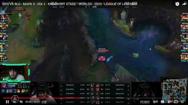 ANALISIS DE LAS MEJORES JUGADAS ENTRE BLG VS GEN G - CUARTOS MAPA 5 - WORLDS 2023 LEAGUE OF LEGENDS