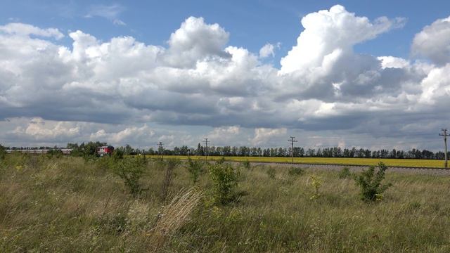 Тепловоз ТЭП70БС-213 с поездом №124 Белгород — Новосибирск