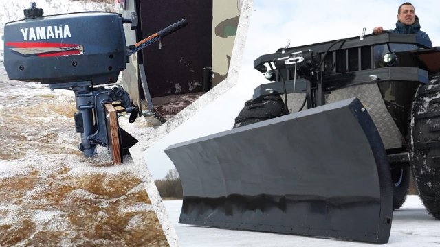 Обзор БТХ-2. Новые колеса, отвал.