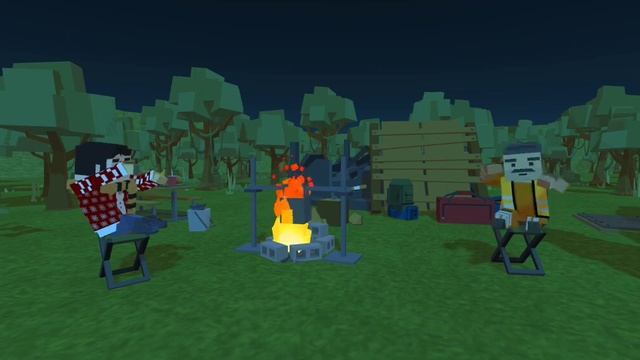 ВЫЖИВАЕМ 24 ЧАСА В ЛЕСУ! Simple Sandbox 2/Симпл Сандбокс 2 ? // ВЫЖИВАНИЕ! В SSB2/ССБ2 ? ¦¦ ФОЛЗИ ¦