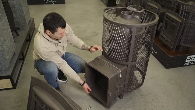 Удлинитель топливного тоннеля для банной печи.