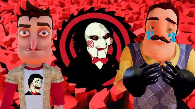 ПИЛА ХОЧЕТ ПОИГРАТЬ С НАМИ!ИГРА ПРИВЕТ СОСЕД В GARRY'S MOD!ОПАСНЫЙ ХОРРОР HELLO NEIGHBOR!ШОУ ХРИПЛЫХ