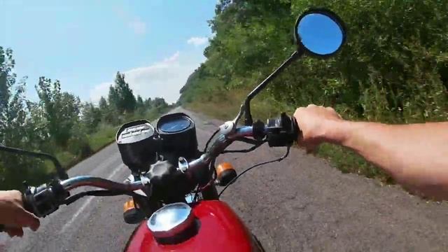 Покатушка на ИЖ юпитер 5 - ДАЛЬНЯК 118 км, заглох за 50 километров от дома, красивые места (Часть1)