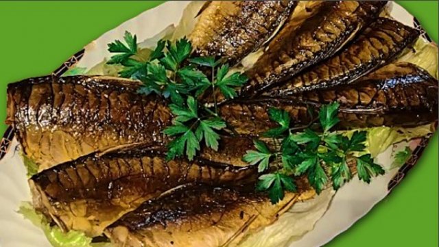 Рыба запечённая в духовке.