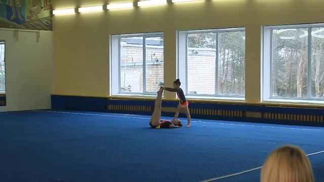 Спортивная акробатика Лютик Дарья и Гайдучик Ксения Брест 2017