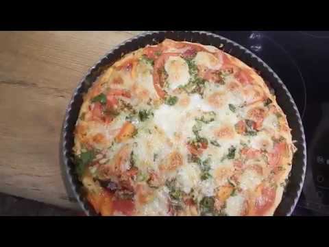 Пицца на скорую руку. Домашняя пицца. Pizza