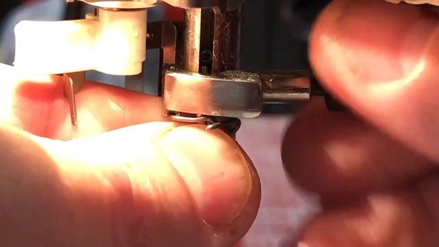 Правильная установка иглы