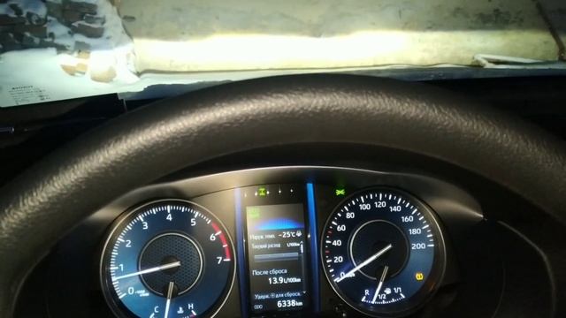 Честный расход топлива по городу зимой (2.7 бензин, 92-ой). Toyota Fortuner BLACKBLACK