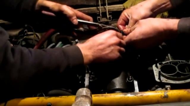 Замена цепи ГРМ без разборки двигателя (классика)