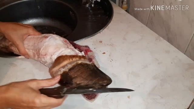 Как разделать говяжью ногу без тапора.Буду варить холодец.Без травмы не обошлось.