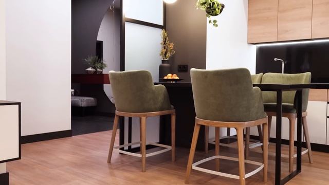 Стильный мужской интерьер 71 кв.м.