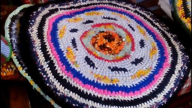 Вязание ковриков-кружков крючком своими руками