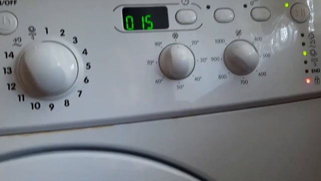 Сервисный тест стиральной машины indesit!