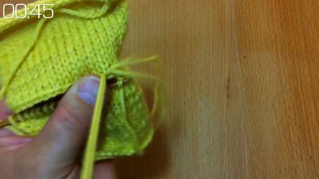 Как сшить вязаные детали. Невидимый шов  2 Варианта