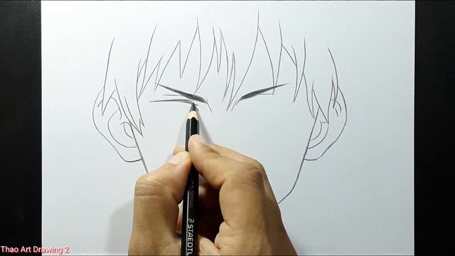 Yuta step by step | how to draw Yuta | easy sketch