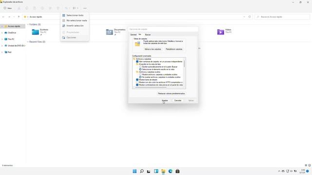 Como activar el antiguo menú contextual en Windows 11 (clic derecho)