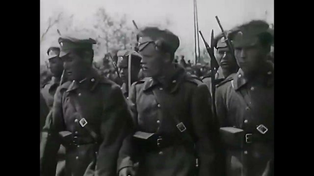 1922 год Владивосток Последний парад Белой Гвардии upscale