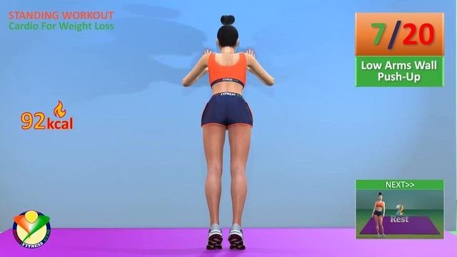 Standing Workout That Help You Lose Weight and Burn More Calories Than Running!