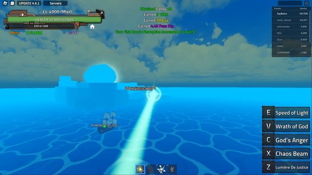Как сделать расу фишмэн в2 в Roblox King Legacy