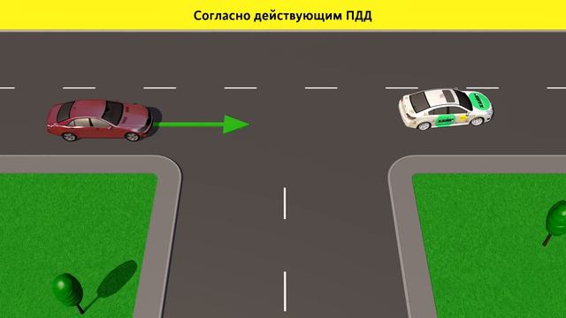 Курсы ПДД : Проезд Т-образных перекрестков.