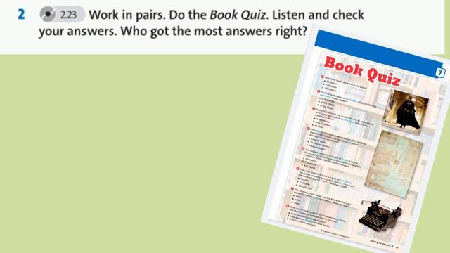 Grade 6. "Talking about books" English Plus.