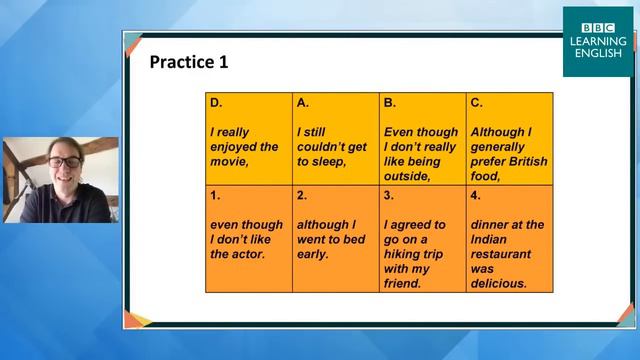 English Class: How to use conjunctions