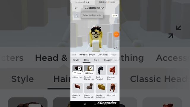 как?! соединить две пары волос в роблокс|На телефоне?