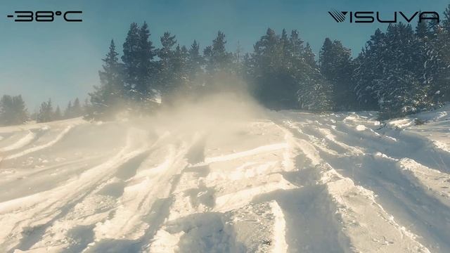 Зимние тесты вездехода Visuva
