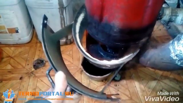 Котел на отработке, принцип работы: огонь-труба. Двойной контур