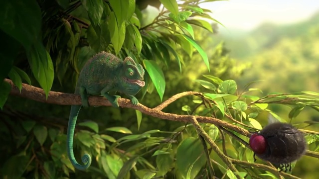 Самый смешной мультфильм 2 'Жадный хамелеон!!!' Funny cartoon ' Greedy Chameleon !!! '