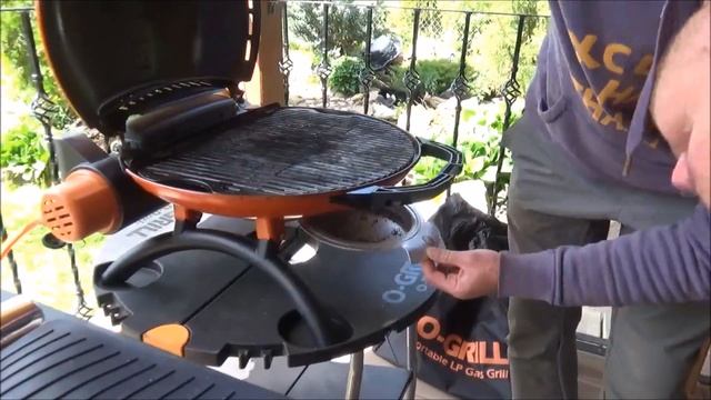 Приготовление на газовом гриле "O-Grill" (2)