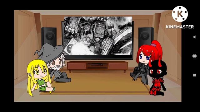 реакция рандомного фэнтези на орков из Warhammer 40К