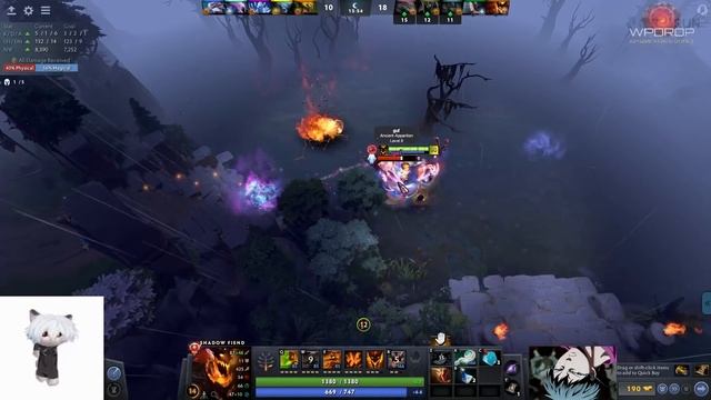 КУРСЕД ПОКАЗЫВАЕТ КАК НУЖНО ИГРАТЬ НА СФЕ / ZXCURSED ГАЙД НА SHADOW FIEND КАК РАЗВАЛИВАТЬ НА 7К