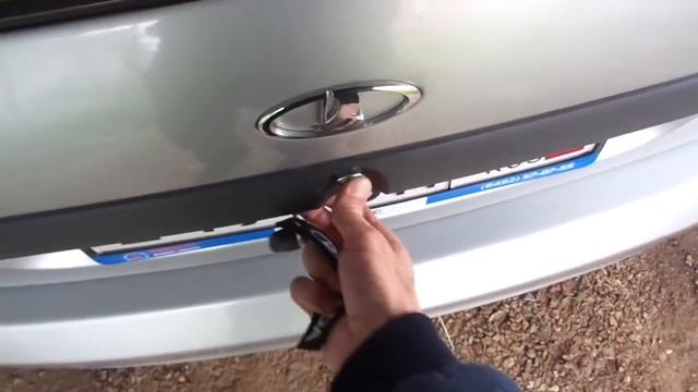 Открытие багажника с брелка Лада калина 1 Хетчбек