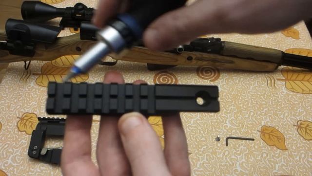 Кронштейн Патриот М вместо целика на СКС и ВПО-208