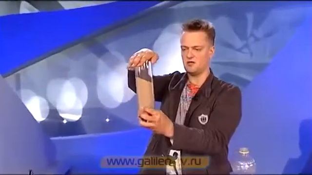 Галилео  Эксперимент  Песок и шар, или инерция