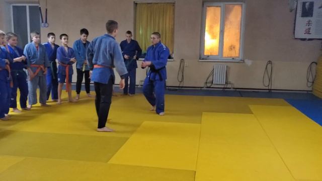 Передняя подсечка дзюдо