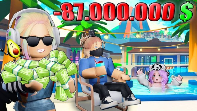 ПОТРАТИЛА ВСЕ ДЕНЬГИ В ТАЙКУНЕ МИЛЛИОНЕРА! Roblox