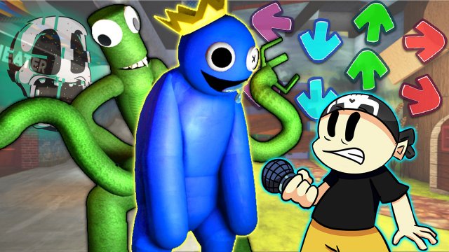 РАДУЖНЫЕ ДРУЗЬЯ ЧИТАЮТ РЭП ► Friday Night Funkin' vs. Rainbow Friends, vs. Ambush, vs. Roblox
