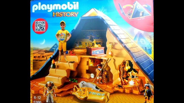 Playmobil History. Собираем египетскую пирамиду фараона.