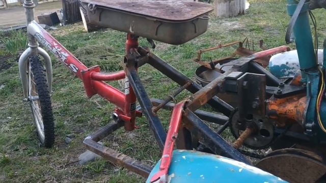 САМОДЕЛЬНЫЙ ТРАЙК С ДВИГАТЕЛЕМ ОТ БЕНЗОПИЛЫ ДРУЖБА#4