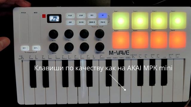 Arturia больше не нужна!? ЛУЧШАЯ БЮДЖЕТНАЯ MIDI-КЛАВИАТУРА С ALIEXPREESS.  Обзор M-VAVE SMK25