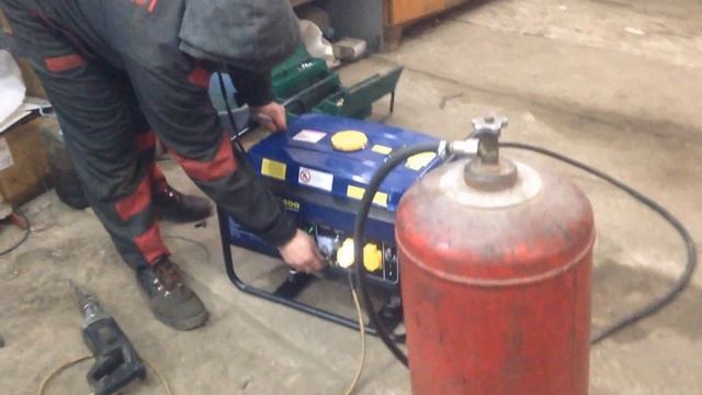 Перевод бензинового генератора на газ пропан-бутан